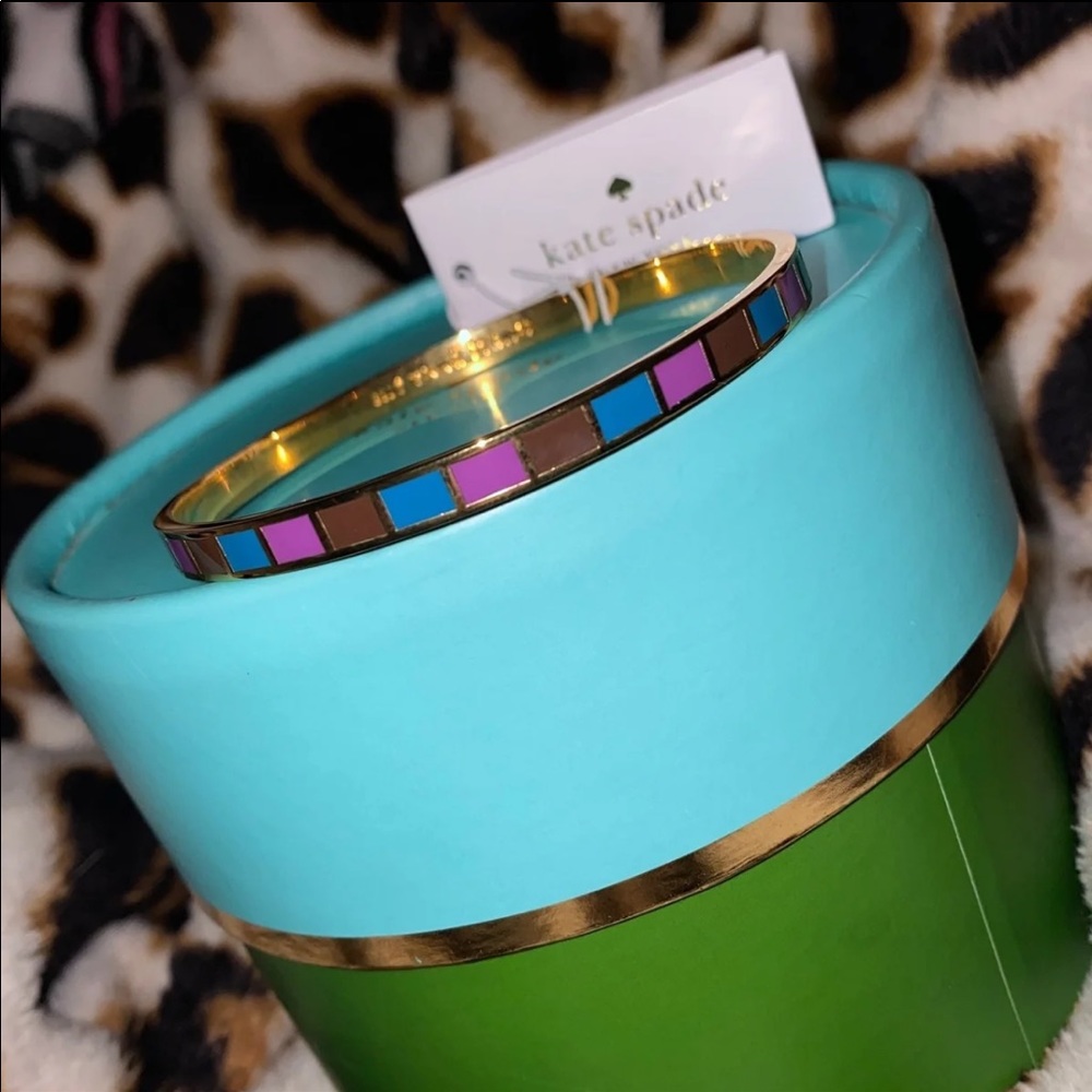 KATE SPADE BRACELET BANGLE MULTI COLOR STRIPED